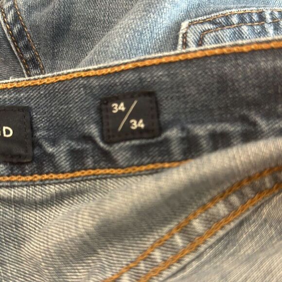 Lucky Brand Men’s 221 Straight Jeans Denim Distressed Size 34x34 - Picture 9 of 13